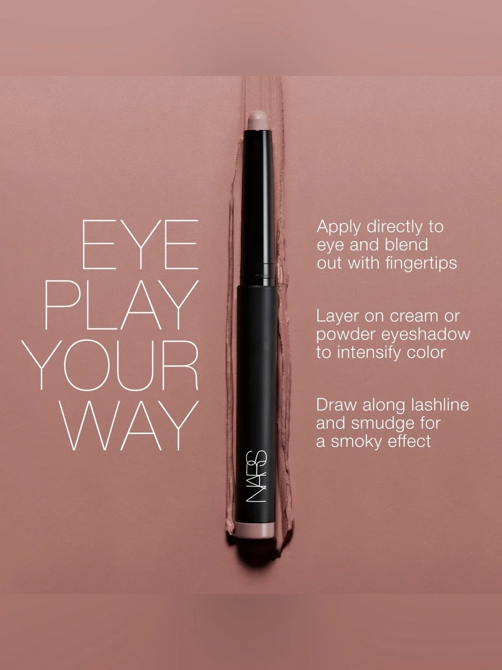 NARS Total Seduction Eye Shadow Stick in Oblivion- Matte Medium Caramel. NIB ✨